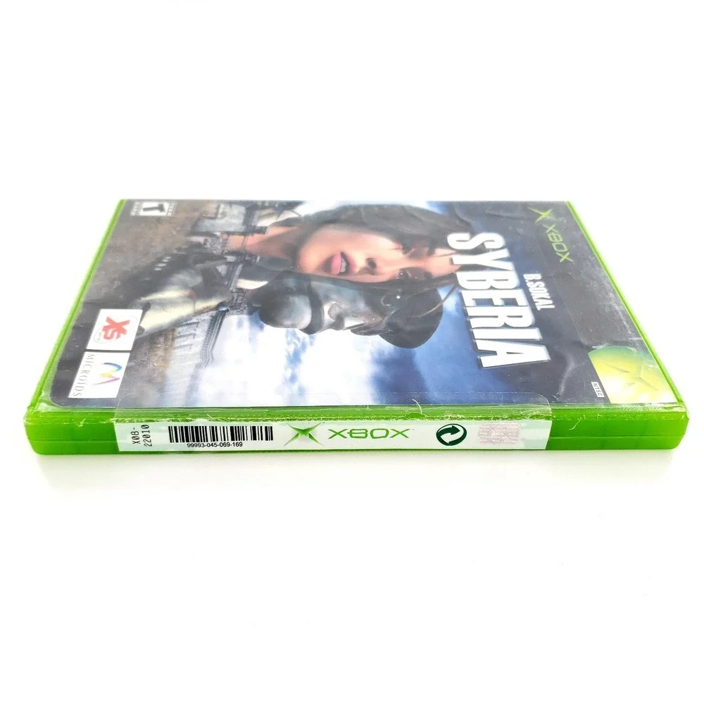Syberia (Microsoft Xbox, 2003) Missing Cellophane New Factory Sticker Seal